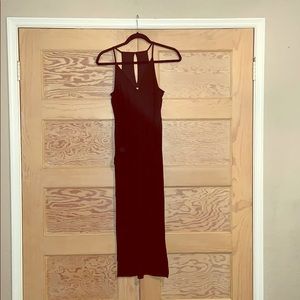 BCBGeneration Black surplus midi dress